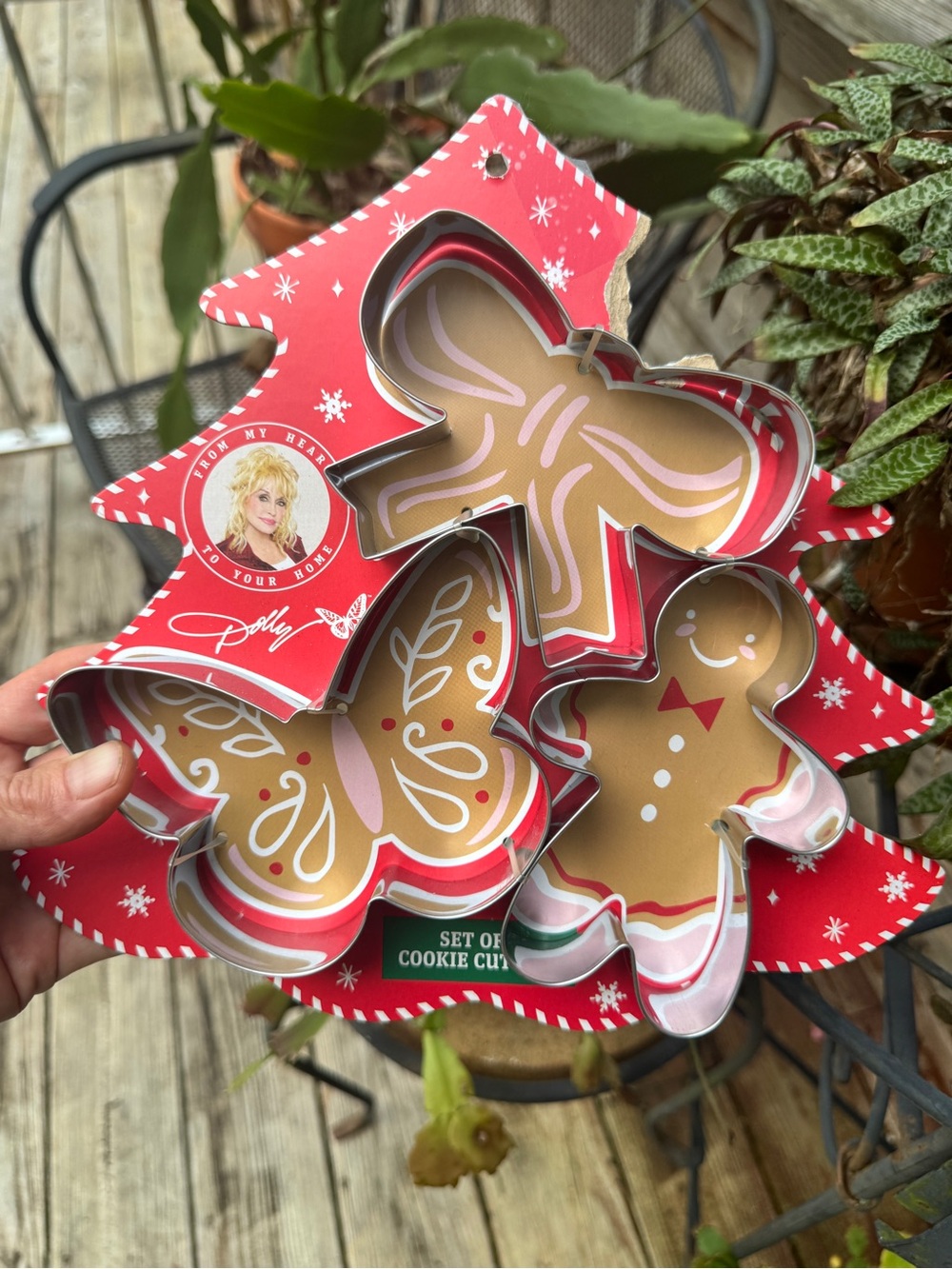 Dolly Parton Holiday Cookie Cutter Set - 3-Piece